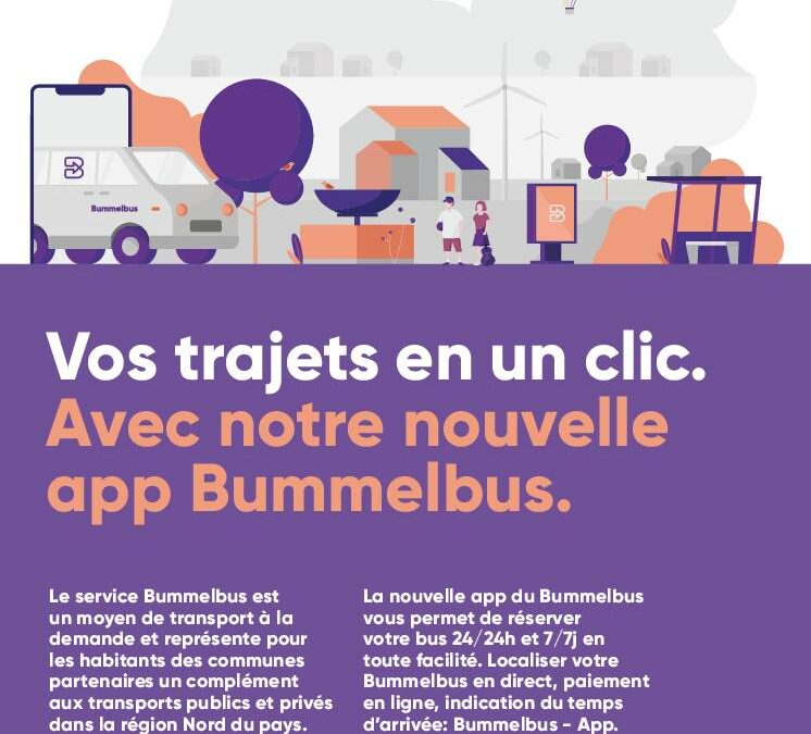 Bummelbus-App: Vos trajets en un clic