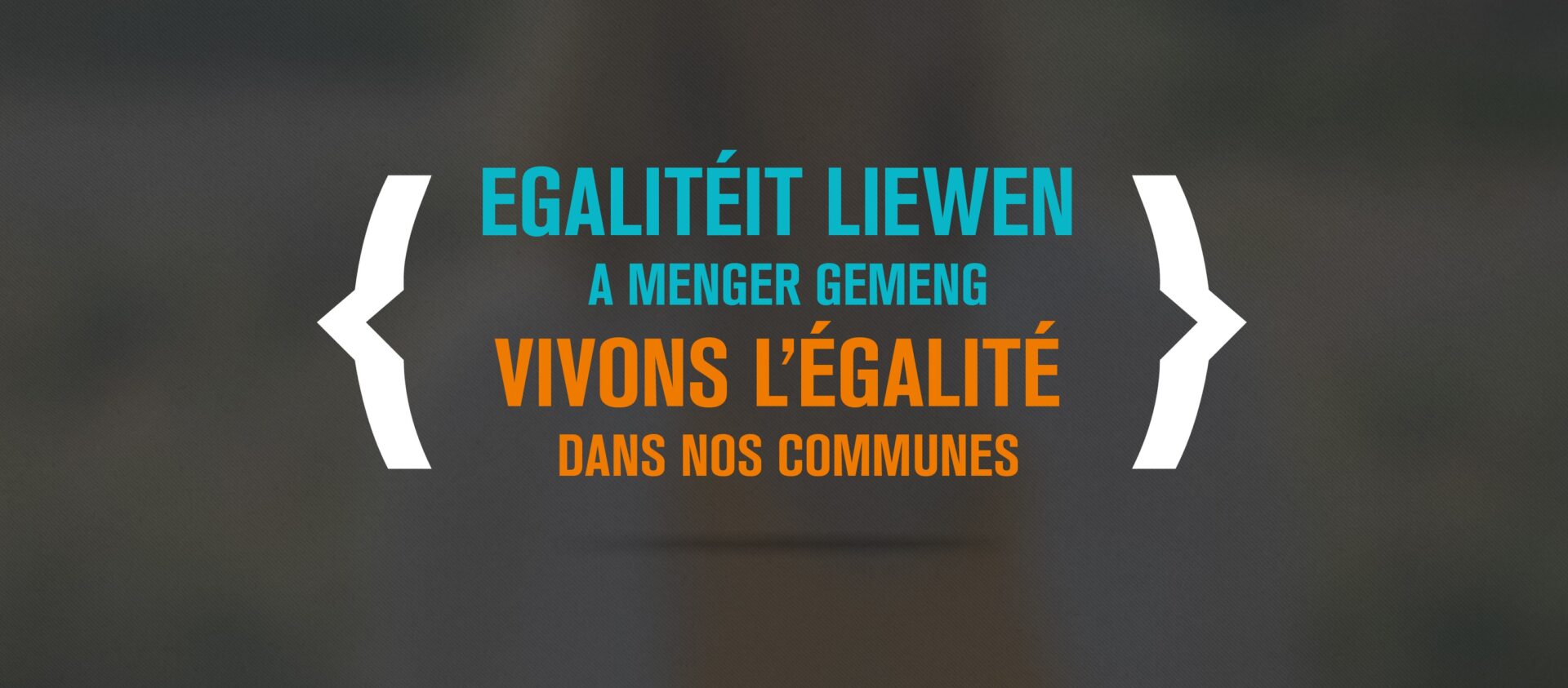 Campagne "Egalitéit liewen!"