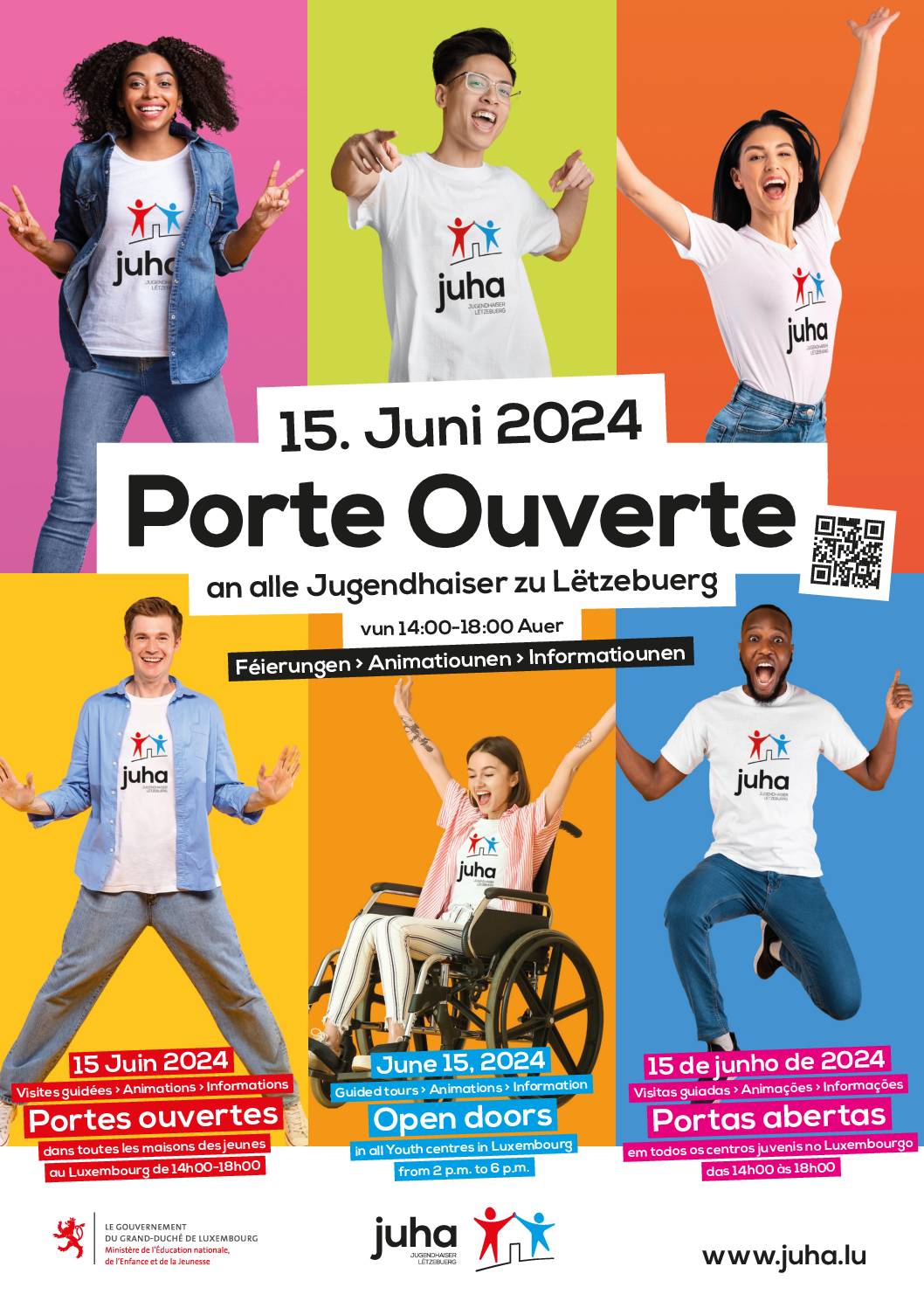Porte Ouverte an alle Jugendhaiser zu Lëtzebuerg - 15.06.2024