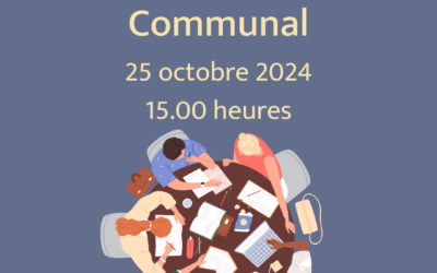 Réunion du Conseil Communal – 25 10 2024