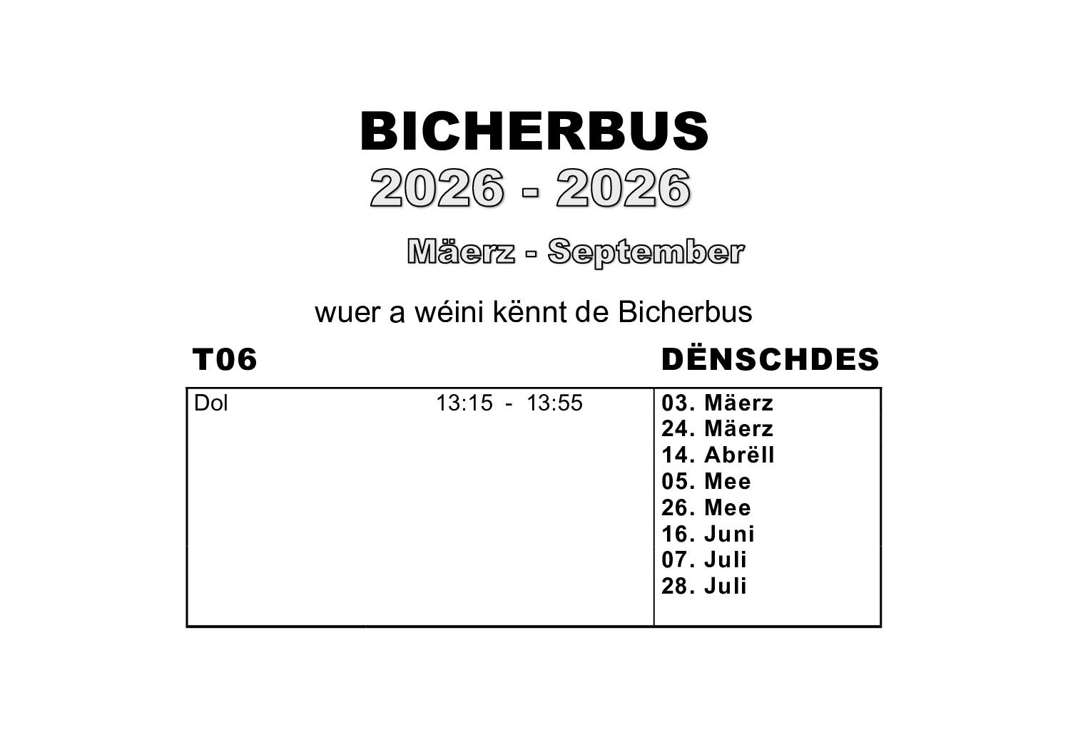 Bicherbus T06