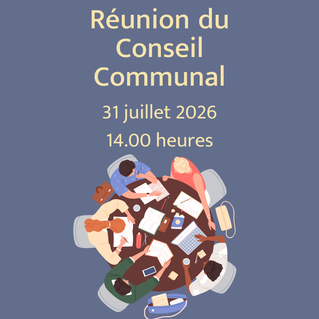 Réunion du Conseil Communal 31.07.2026