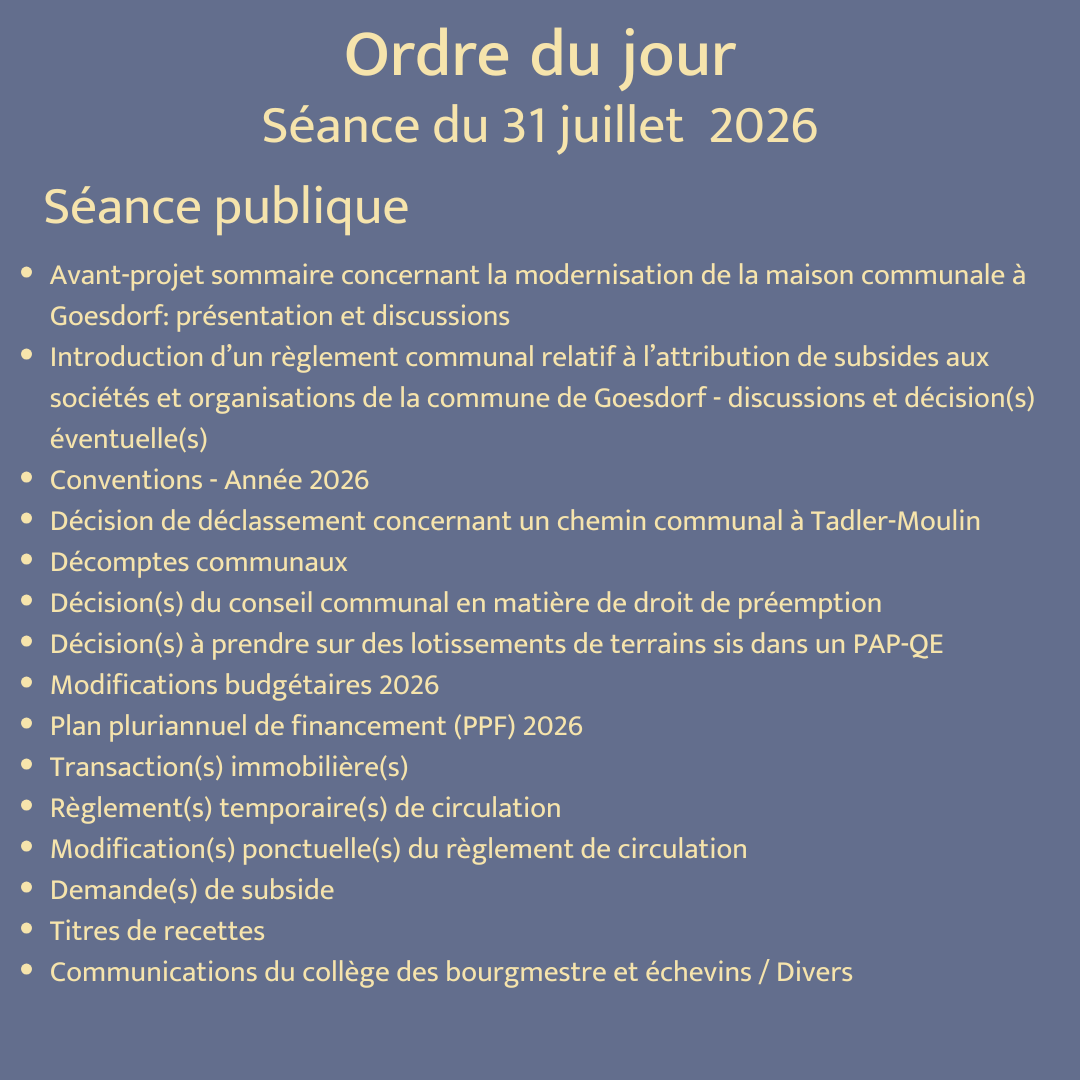 Réunion du Conseil Communal (17)