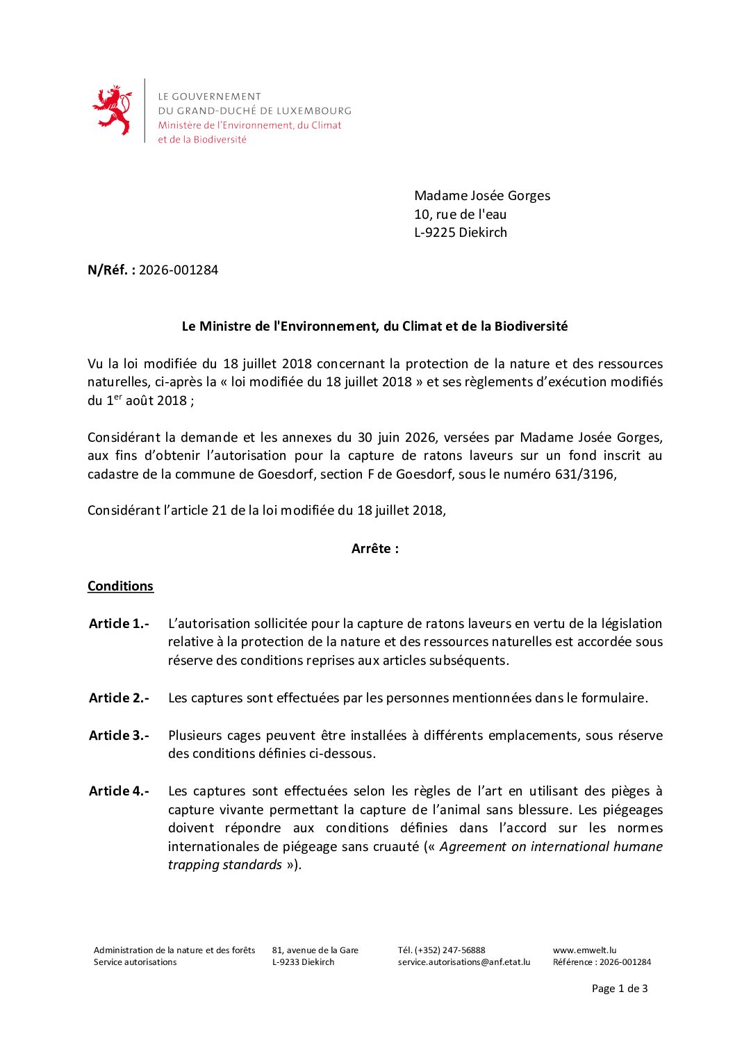 Décision 2026-001284