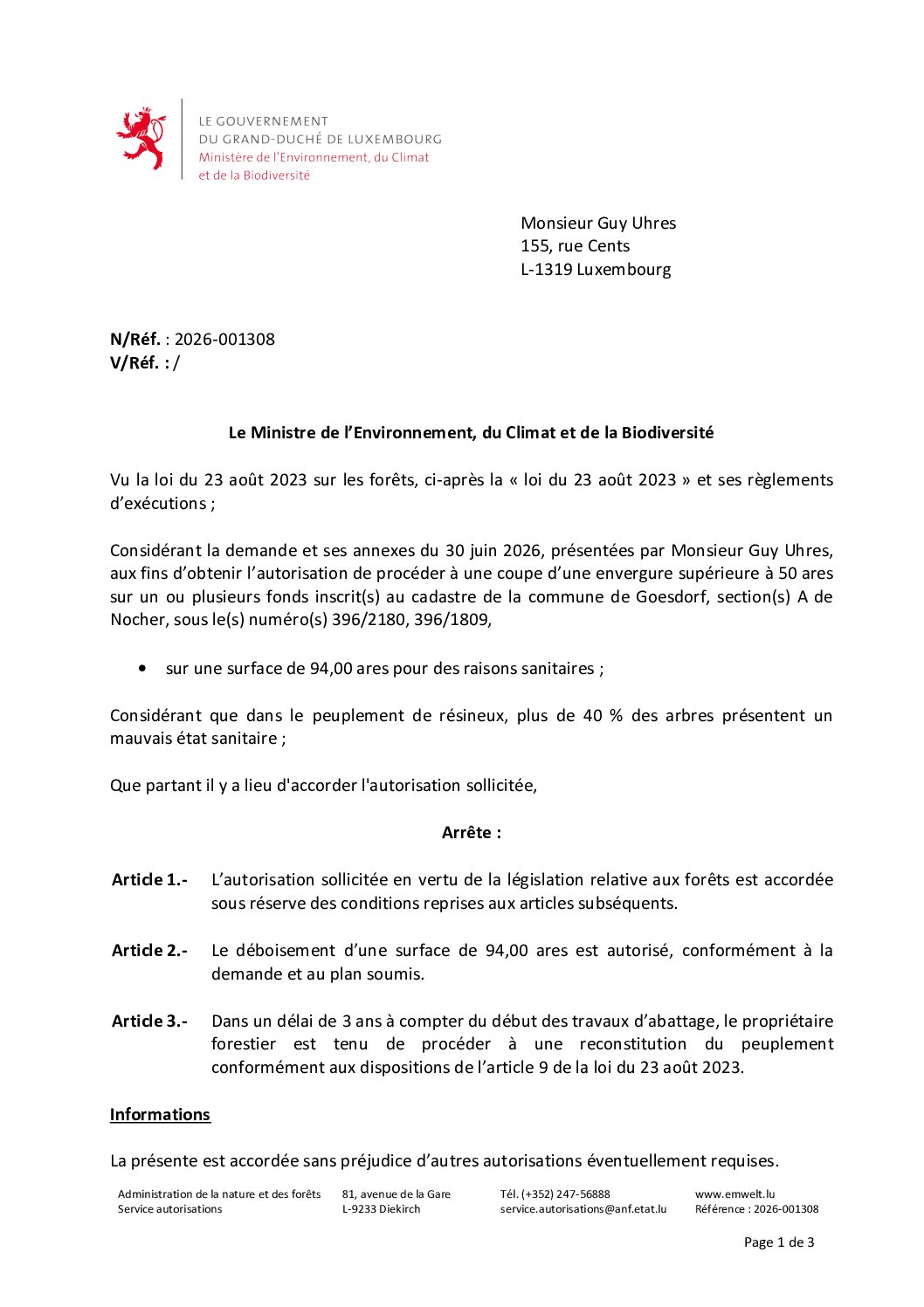 Décision 2026-001308