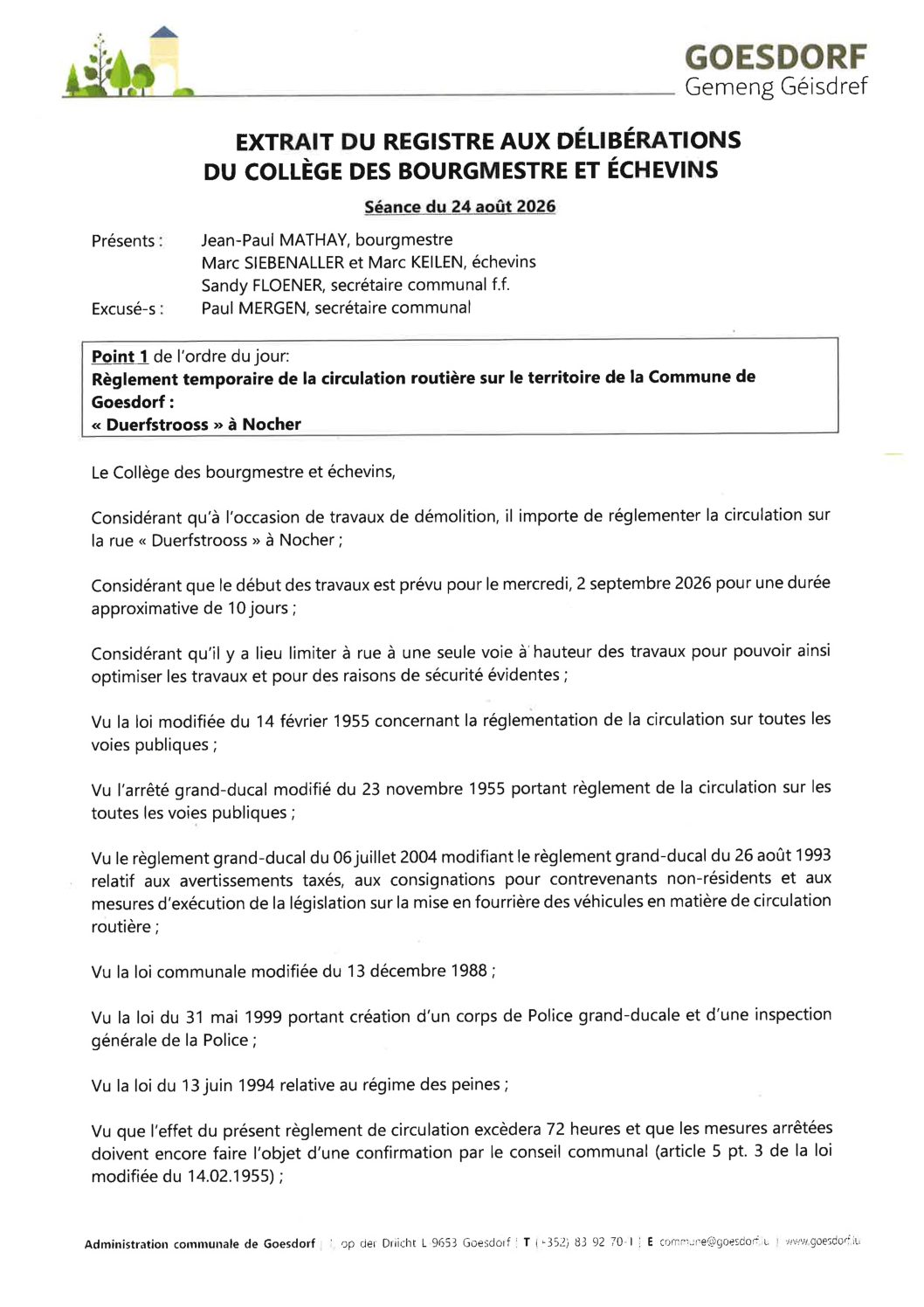 Règlement temporaire de circulation_Duerfstrooss Nocher_24.08.2026
