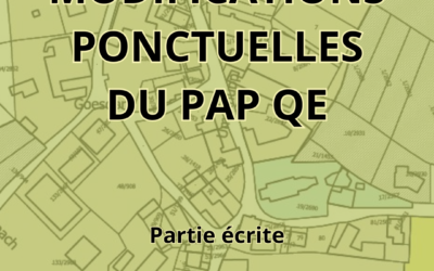 Modification ponctuelle PAP QE