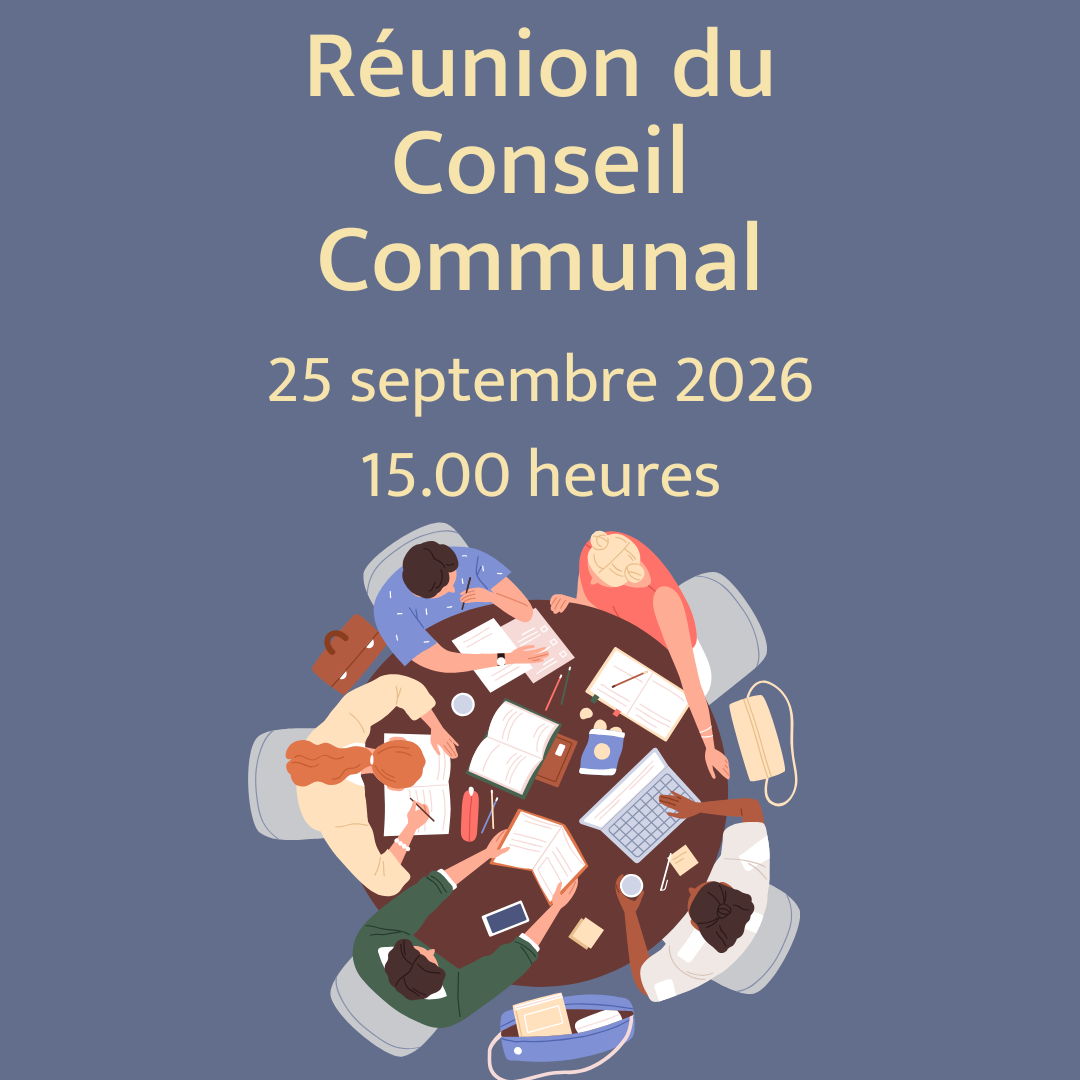 Réunion du Conseil Communal 25.09.2026