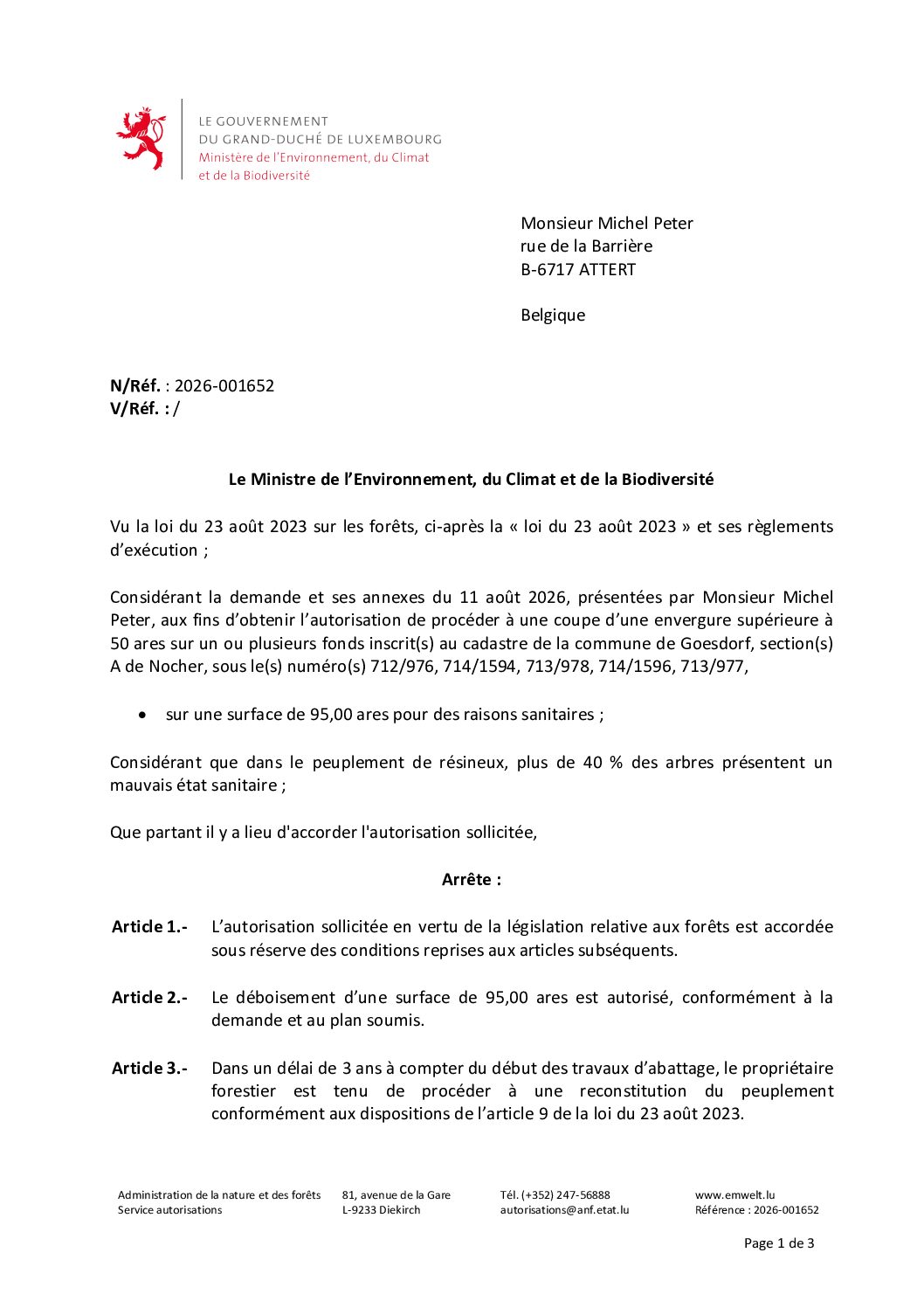 Décision 2026-001652